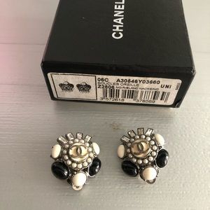 Chanel stud earrings